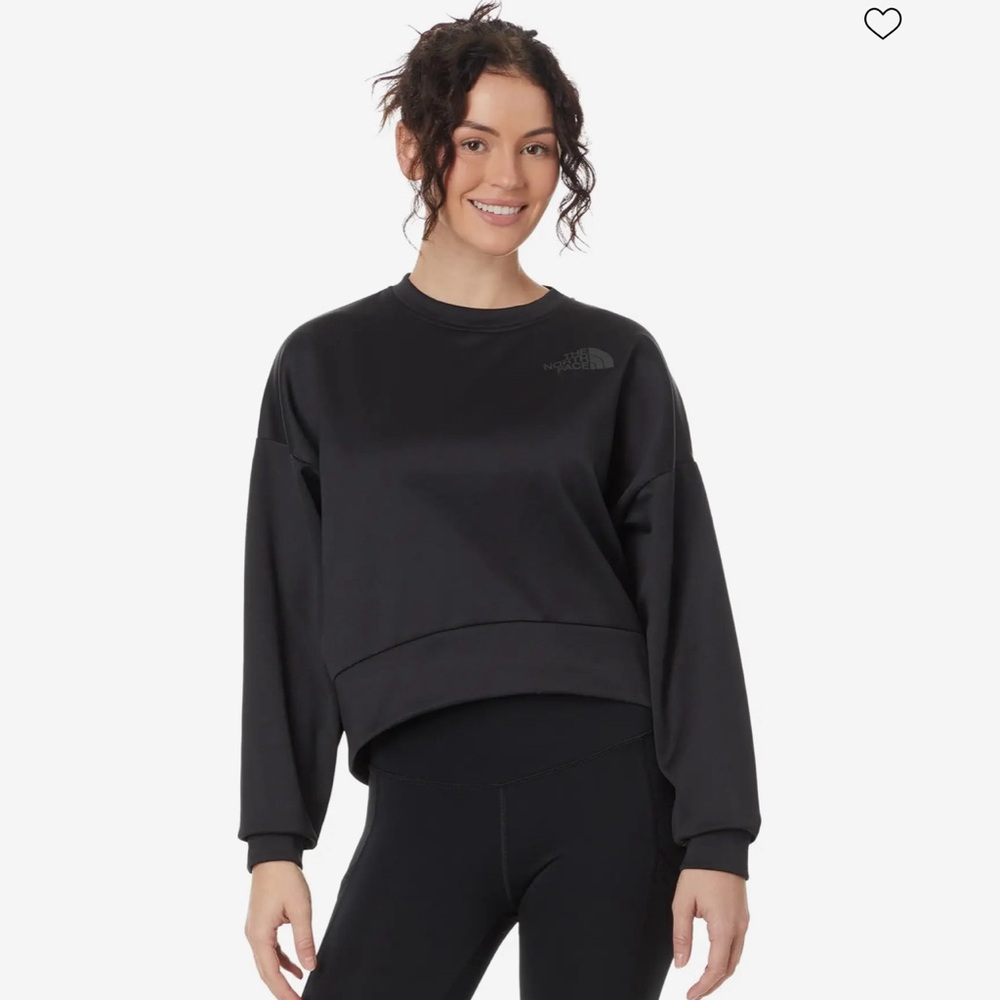 The North Face Women's Classic Black crop crew
